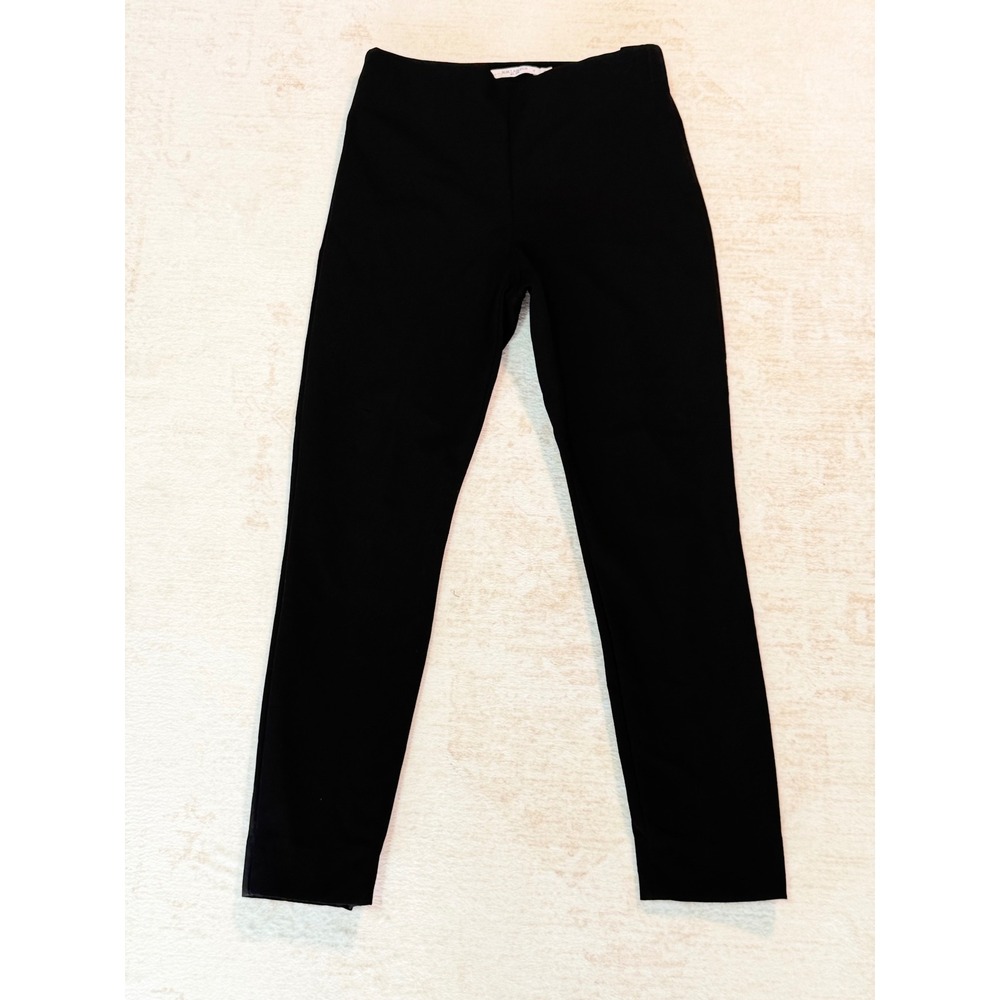 MM LaFleur Foster Pant Black Italian Cotton Blend Slim Ankle Trousers Size 4